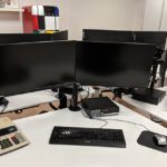 Bureau met calculator