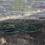 Coax kabel in grond