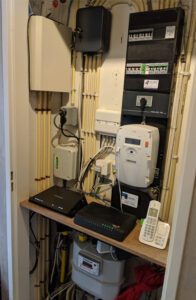 Meterkast netwerkinstallatie na